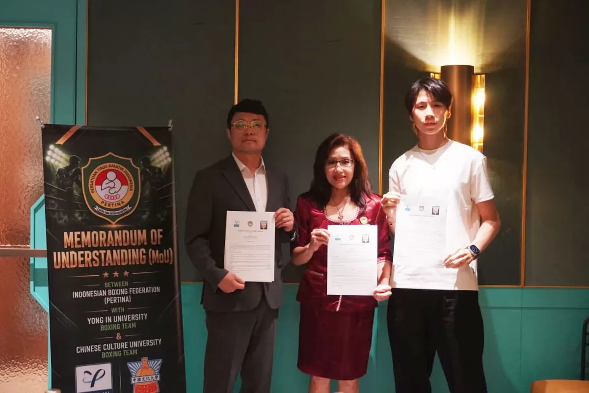 PP Pertina jalin kerja sama internasional dengan Yong In University dan Chinese Culture University Boxing Team