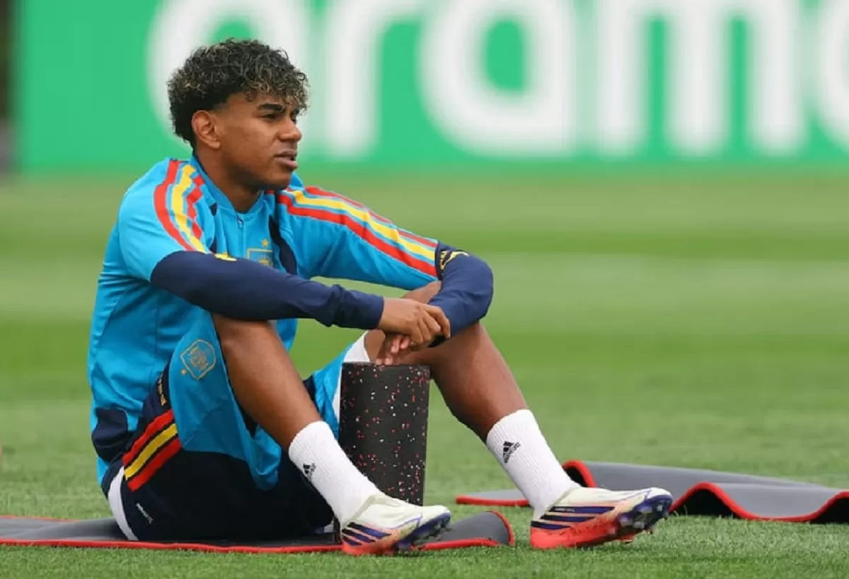 Lamine Yamal latihan terpisah jelang final Spanyol vs Argentina.
