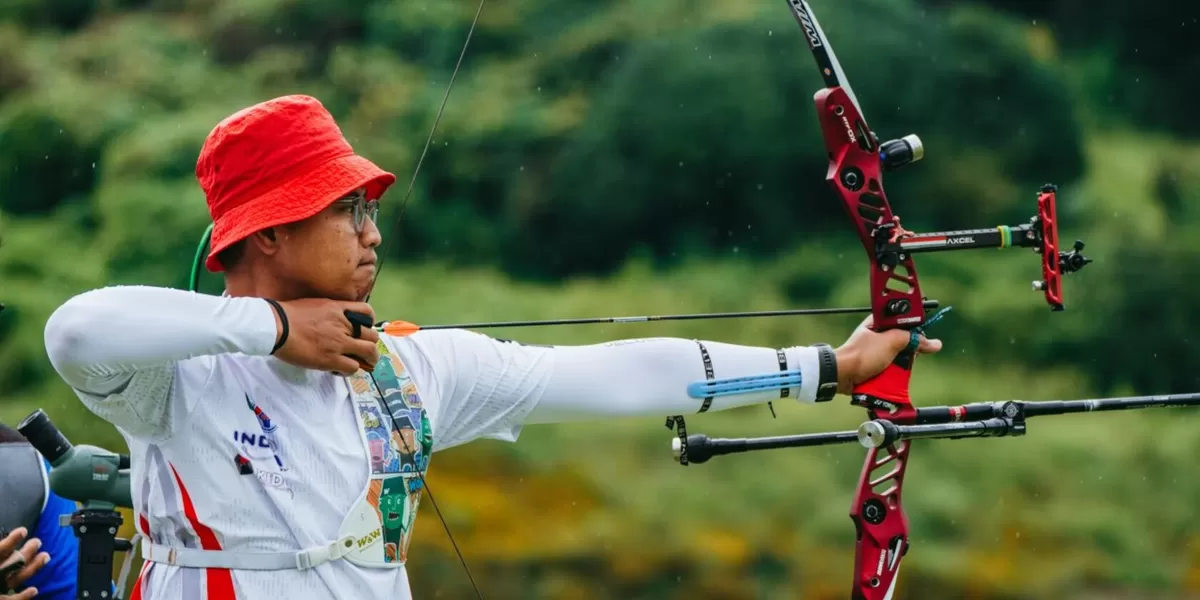 Pemanah Indonesia saat mengikuti Kejuaraan Dunia Panahan di Gwangju, Korea tahun lalu. Tahun ini pelatnas fokus Asian Games 2026.