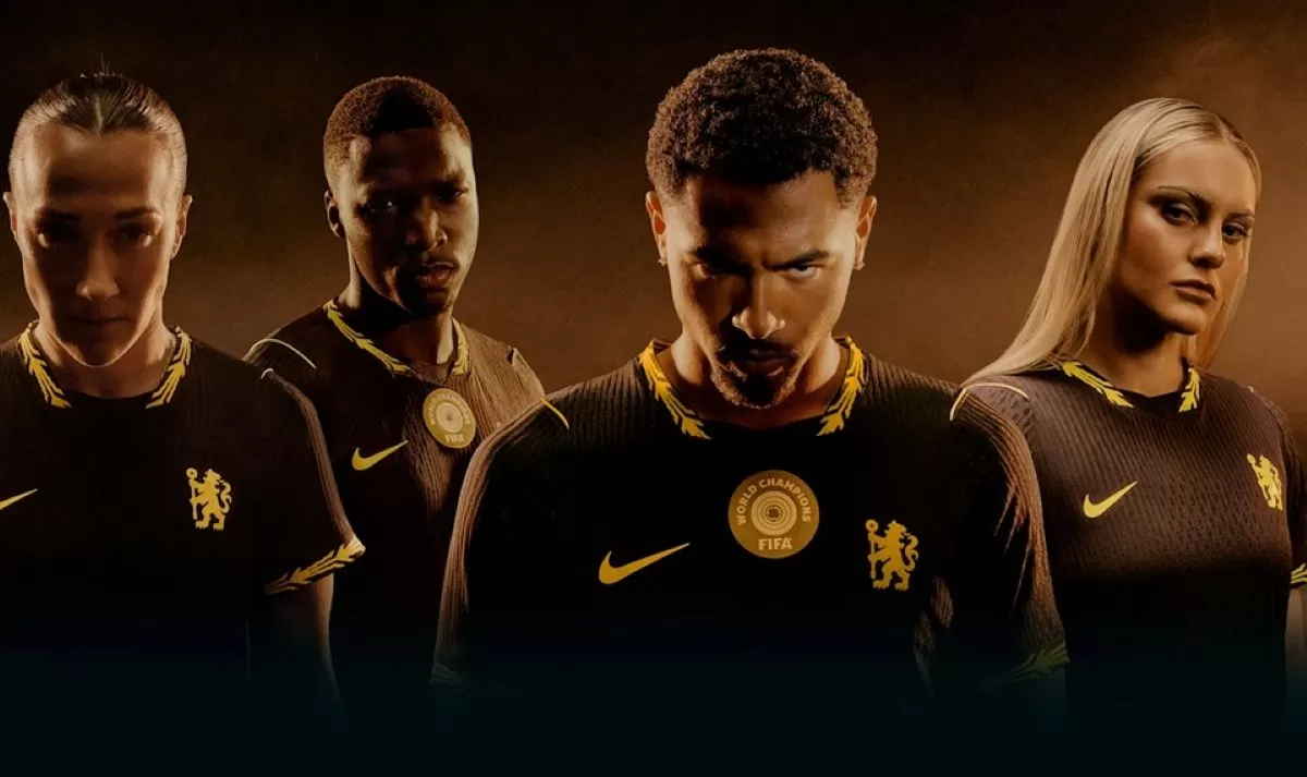 Chelsea luncurkan jersey tandang untuk musim 2026/27. (Chelsea FC)