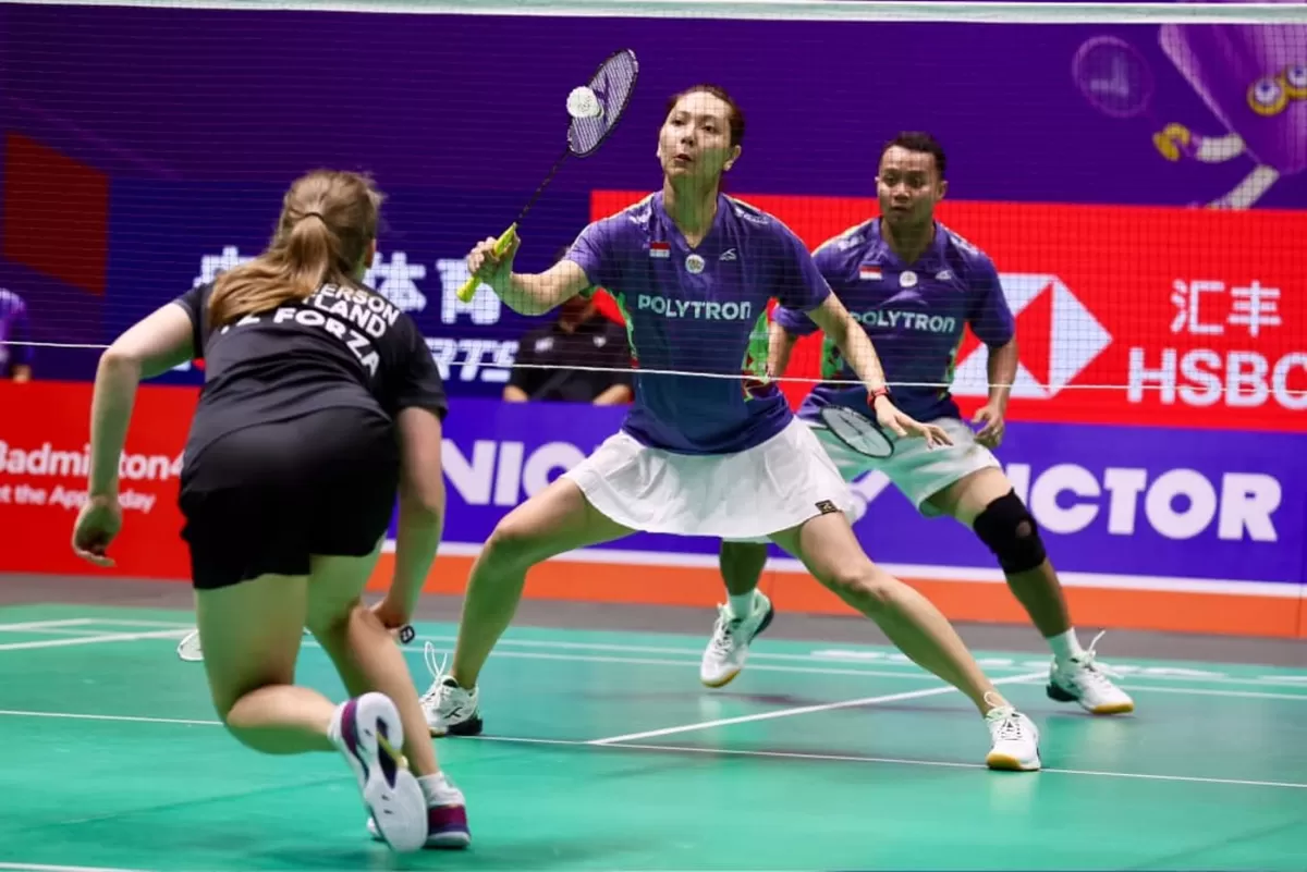Rehan Naufal Kusharjanto/Gloria Emanuelle Widjaja dipaksa bekerja keras sebelum mengamankan tiket ke babak 16 besar China Open 2026, Selasa, 21 Juli 2026.