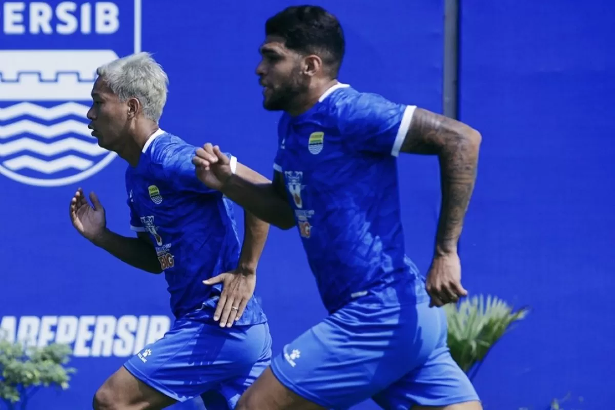 Berguinho jalani latihan intensif jelang laga turnamen Piala Presiden 2026. (Persib)