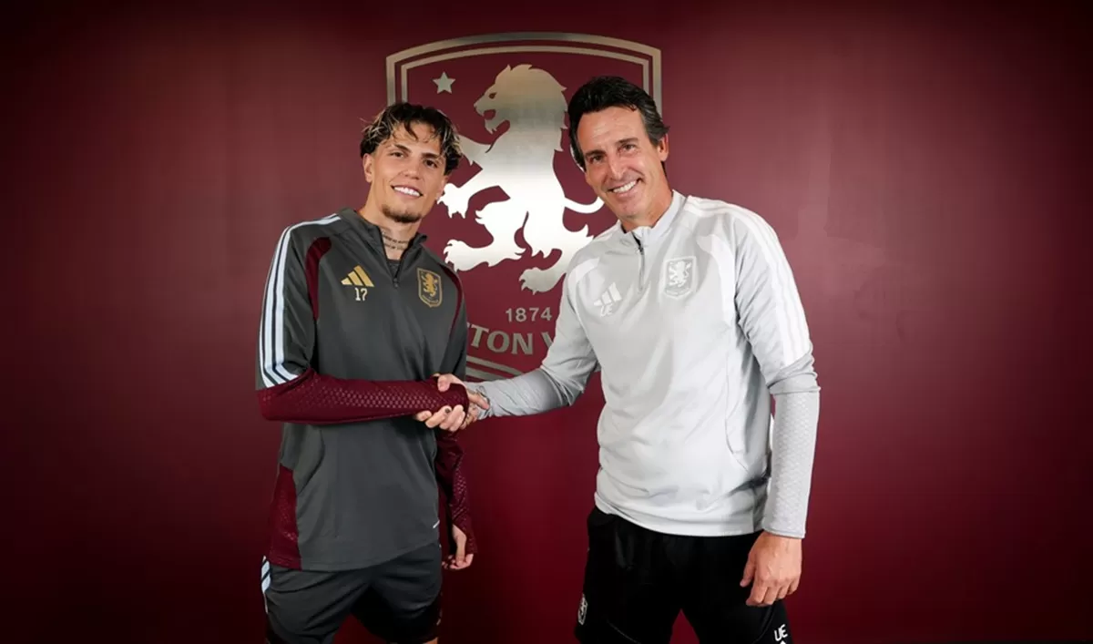 Alejandro Garnacho resmi bergabung ke Aston Villa dengan status pinjaman. (Aston Villa)