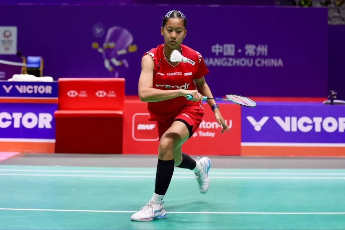 Satu-satunya wakil Indonesia di tunggal putri China Open 2026, Putri Kusuma Wardani. 
