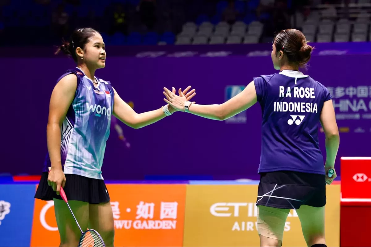 Kejutan Rachel Allessya Rose/Febi Setianingrum di China Open 2026 akhirnya harus terhenti pada babak 8 besar. Mereka kalah dari unggulan delapan, Jumat, 24 Juli.