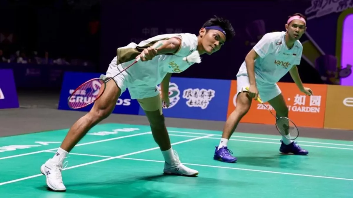 Ganda putra Indonesia, Fajar Alfian/Muhammad Shohibul Fikri. (PBSI)