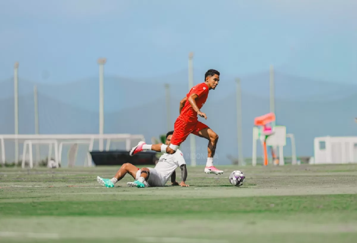 Marselino Ferdinan akan menjadi andalan Timnas Indonesia melawan Kamboja, Senin 27 Juli 2026. (pssi)