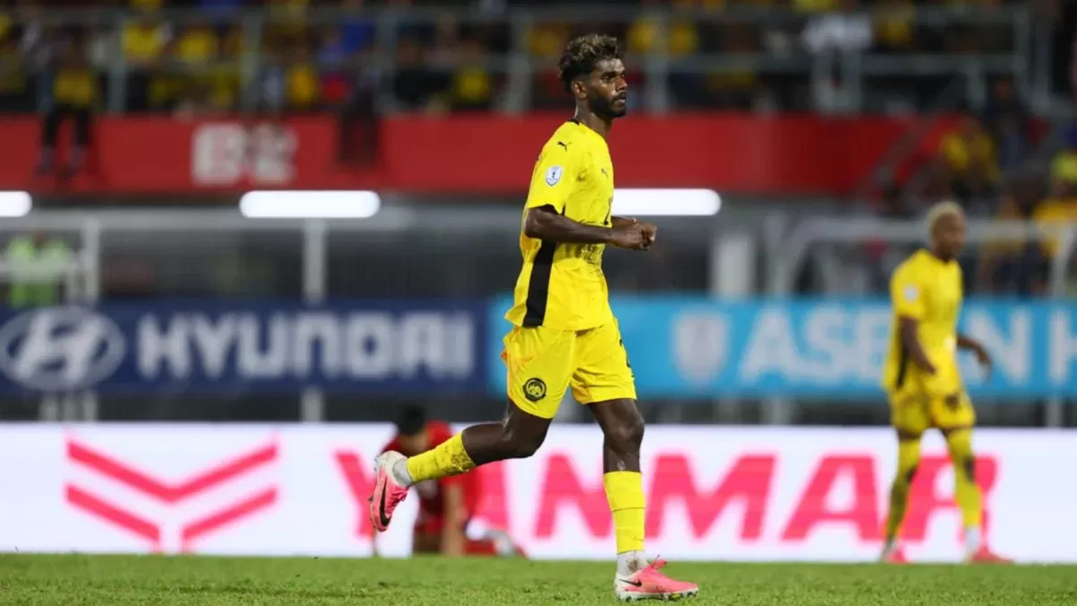 Pemain Malaysia Pavithran Gunalan (#21) meraih gelar  Player of the Match di laga kedua Grup B melawan Filipina, di Kuala Lumpur, Selasa, 28 Juli.  