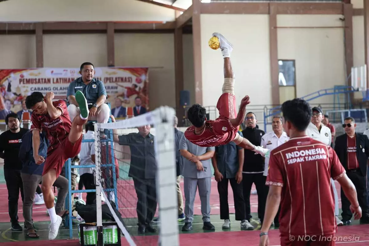 CdM Indonesia melakukan pemantauan langsung  ke pelatnas sepak takraw di Kediri, Rabu, 29 Juli. Ia optimis takraw dapat bawa pulang medali di ASEAN.