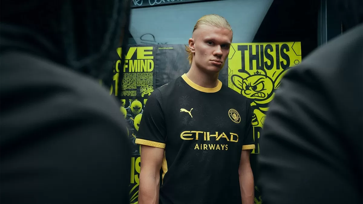 Manchester City luncurkan jersey tandang untuk musim 2026/27. (Manchester City)
