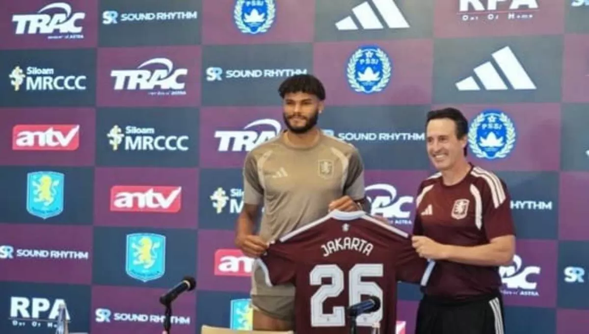 Jumpa pers Aston Villa jelang lawan Indonesia All Stars.