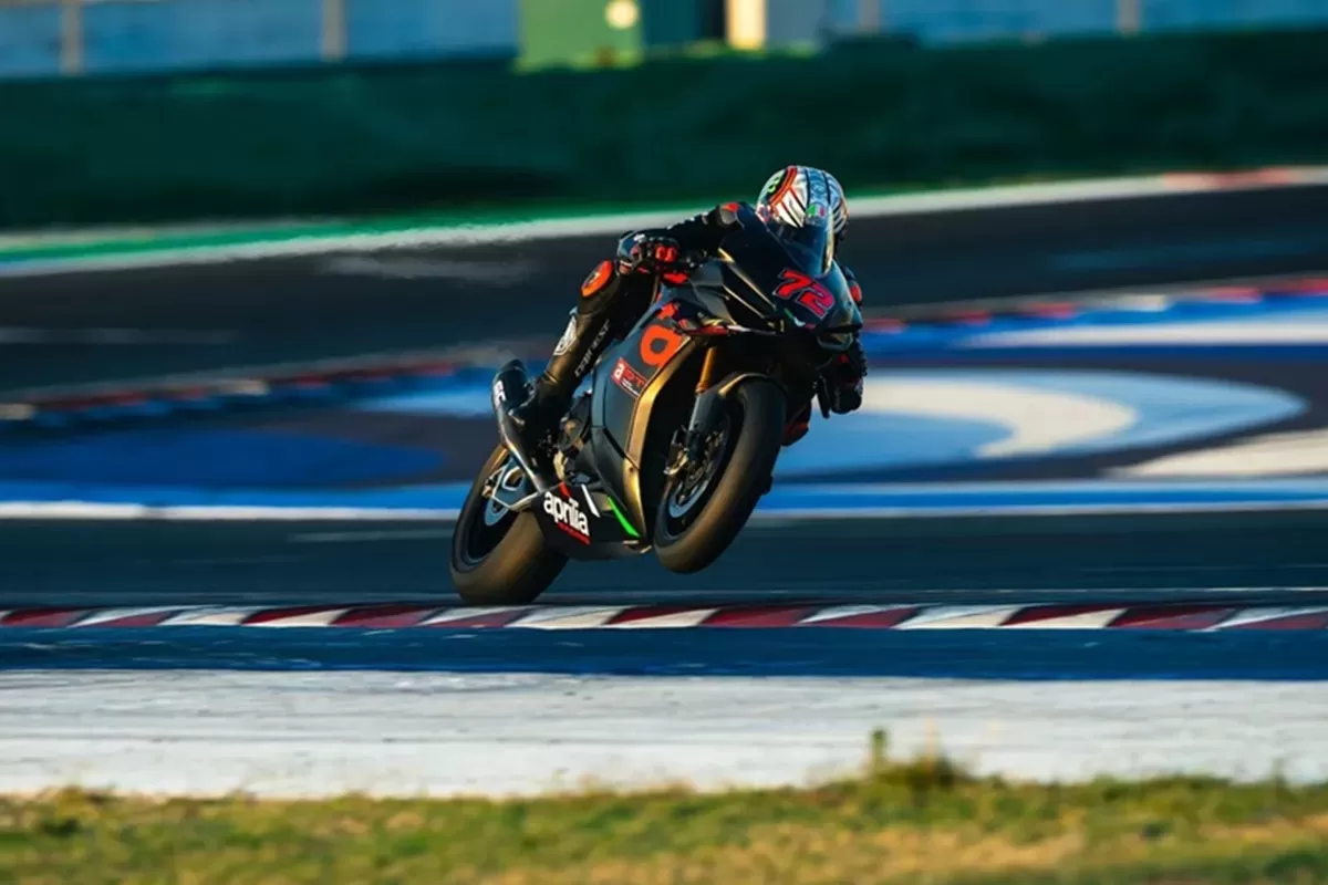 Marco Bezzecchi jalani empat sesi latihan di Misano. (Aprilia)