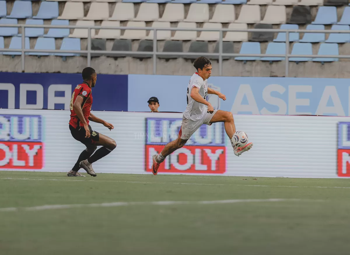 Tim Geyspen tampil perdana bersama Timnas Indonesia di ASEAN Championship 2026, melawan Timor Leste, di Chonburi, Thailand, Jumat, 31 Juli.