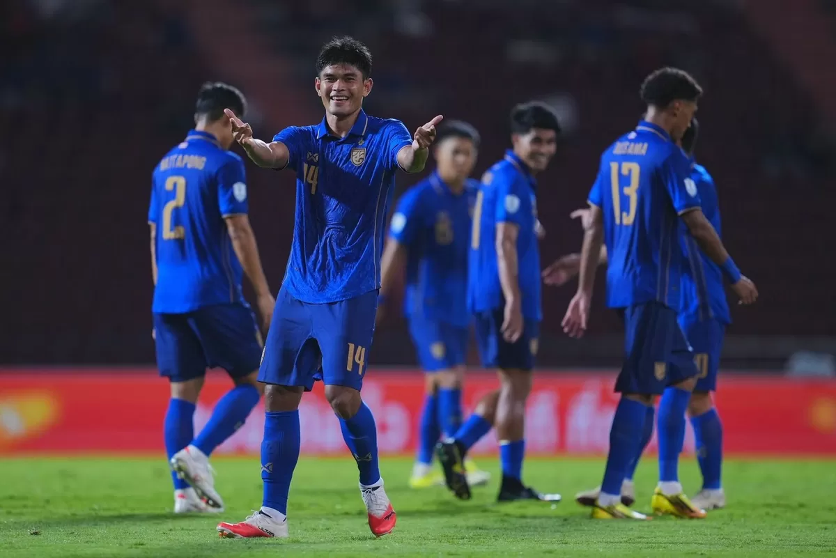 Timnas Thailand mengalahkan Malaysia 2-0 pada grup B Piala AFF 2026 atau ASEAN Championship.