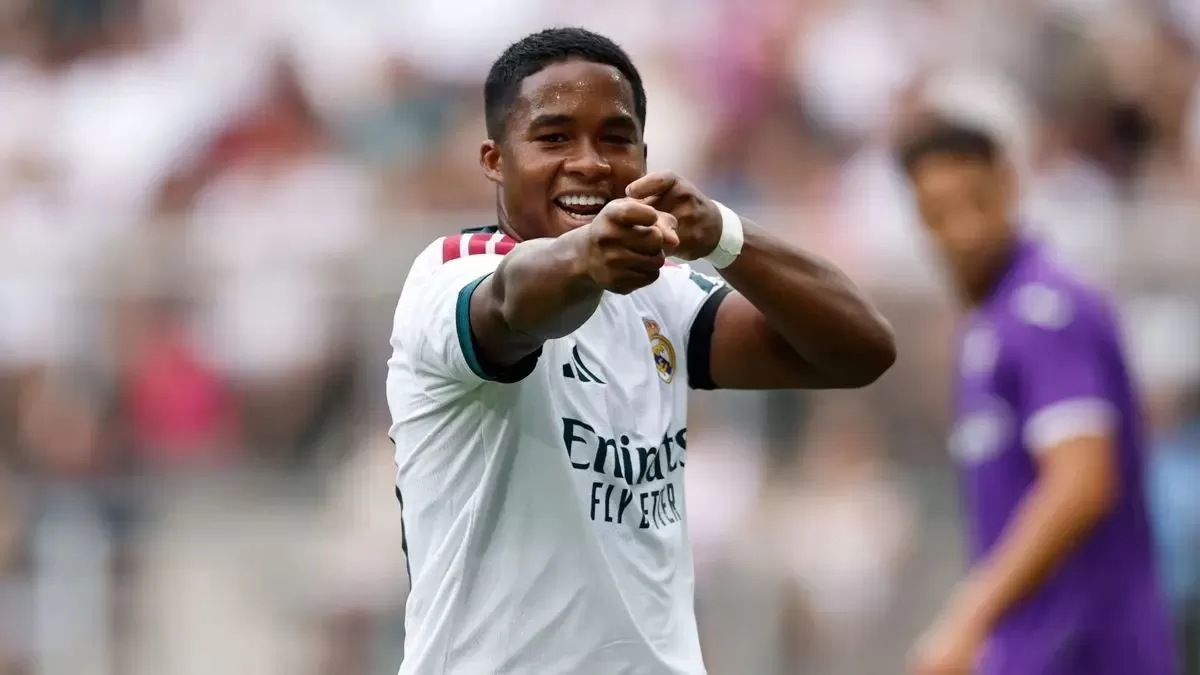 Endrick memecah kebuntuan Real Madrid setelah 12 menit pertandingan persahabatan melawan Fiorentina.