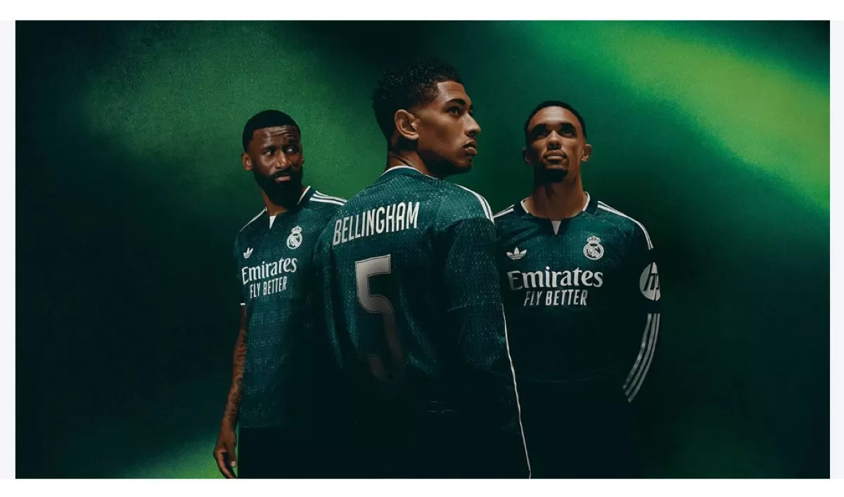 Real Madrid luncurkan jersey kedua untuk musim 2026/27. (Real Madrid)