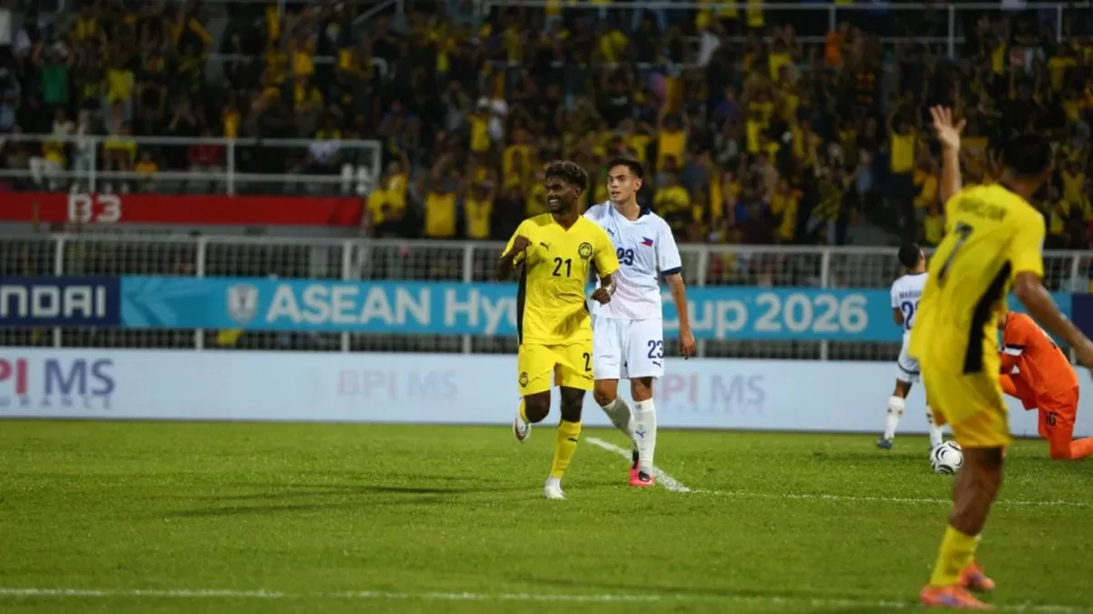 Pemain Malaysia, Pavithran Gunalan (21) menjadi pemain terbaik di laga penentuan Grup B ASEAN Championship melawan Filipina, Sabtu, 8 Agustus di Malaysia. 