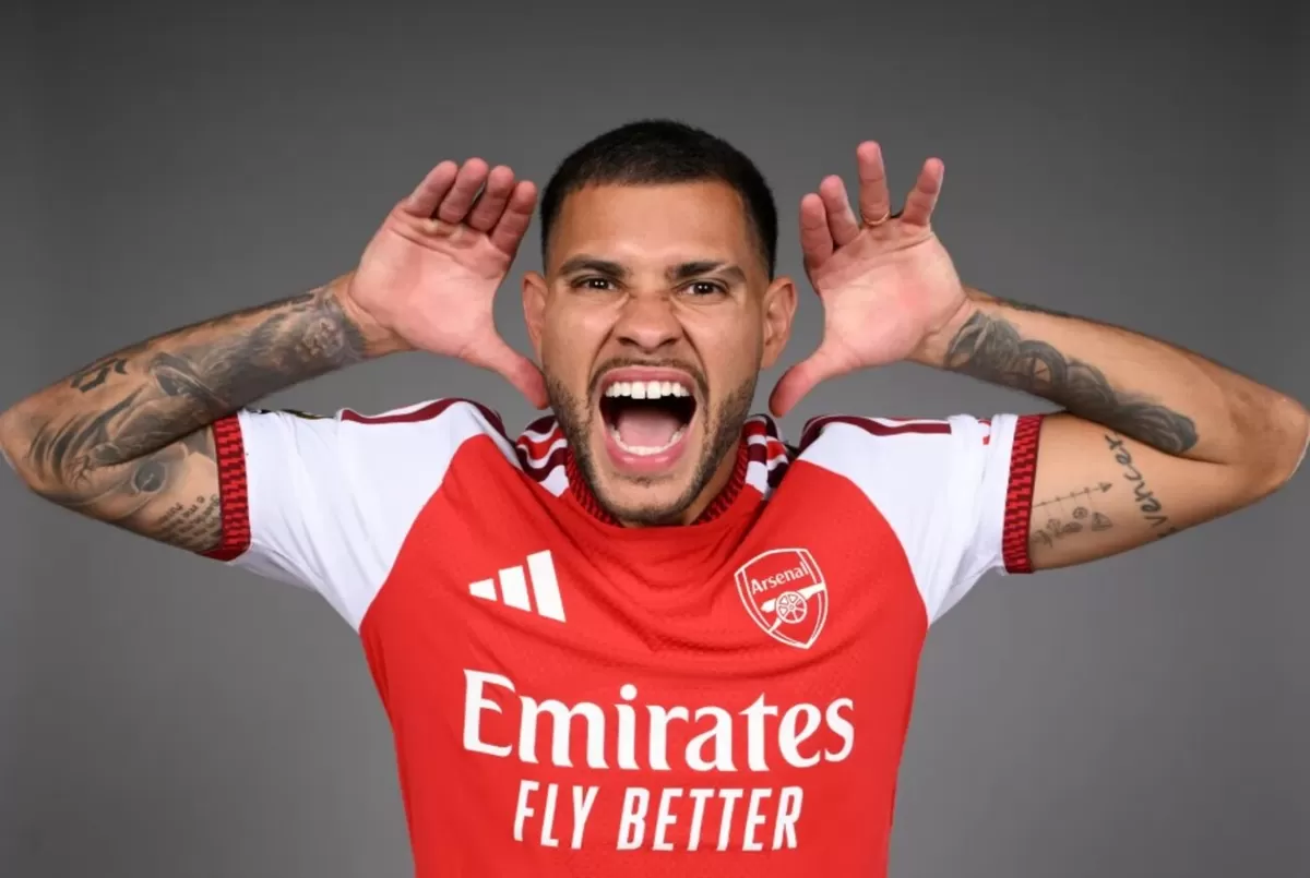 Bruno Guimaraes resmi berseragam Arsenal. (Arsenal)