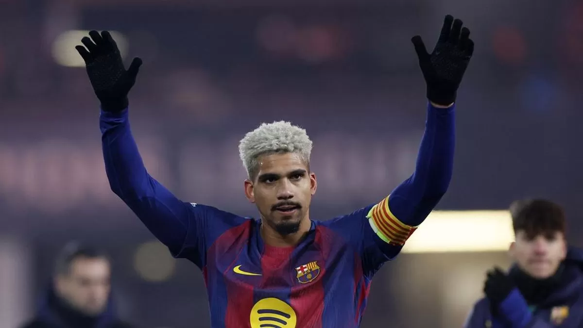 Pemain Barcelona, Ronald Araujo.