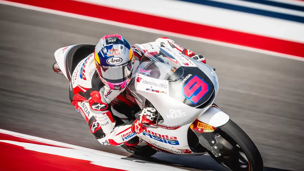 Ilustrasi pembalap Indonesia di MotoGP3,  Veda Ega Pratama.