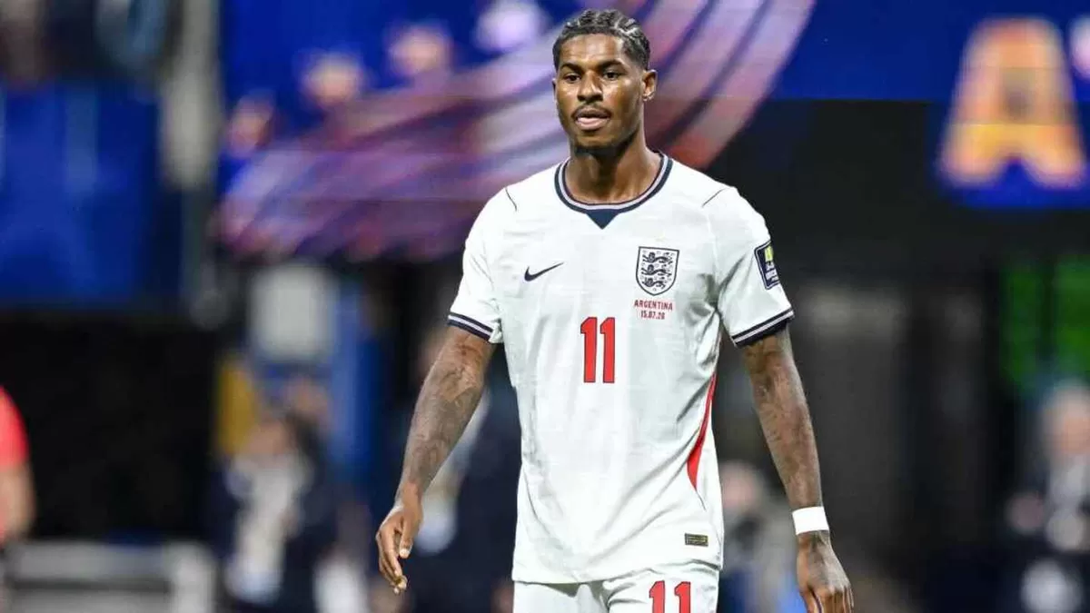 Marcus Rashford bergabung dalam Pramusim Manchester United 2026.