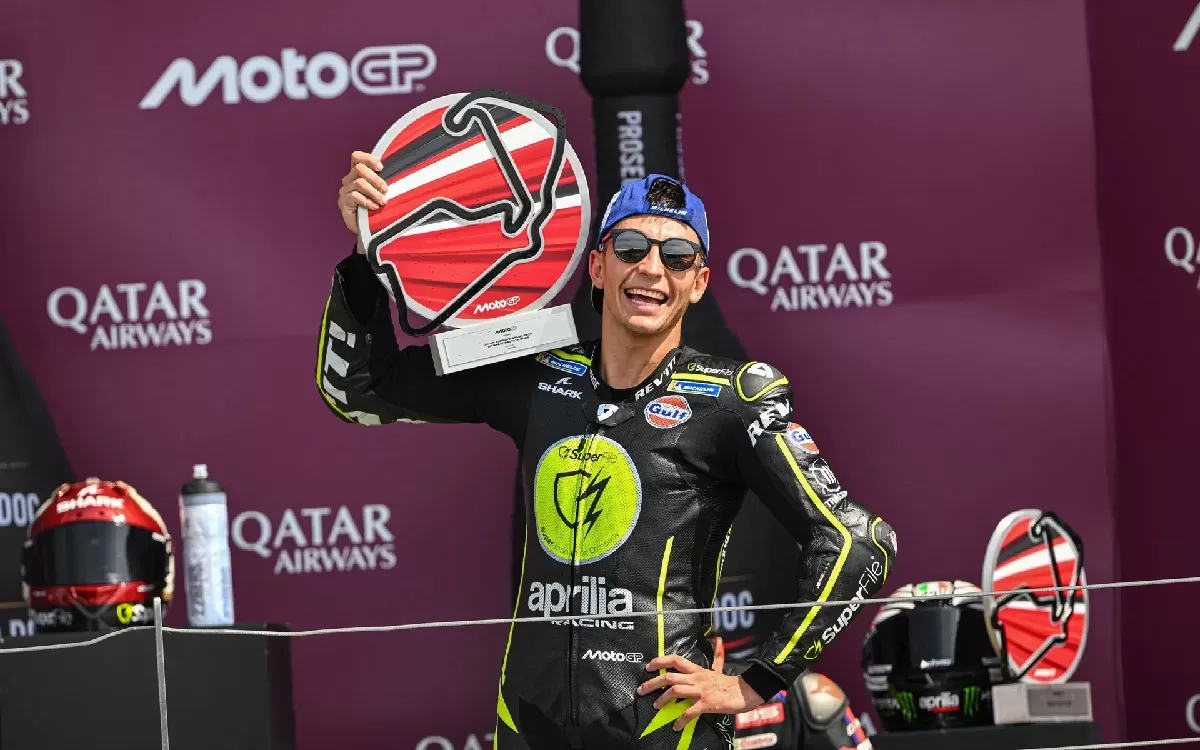 Raul Fernandez raih podium GP Inggris di Silverstone. (MotoGP)