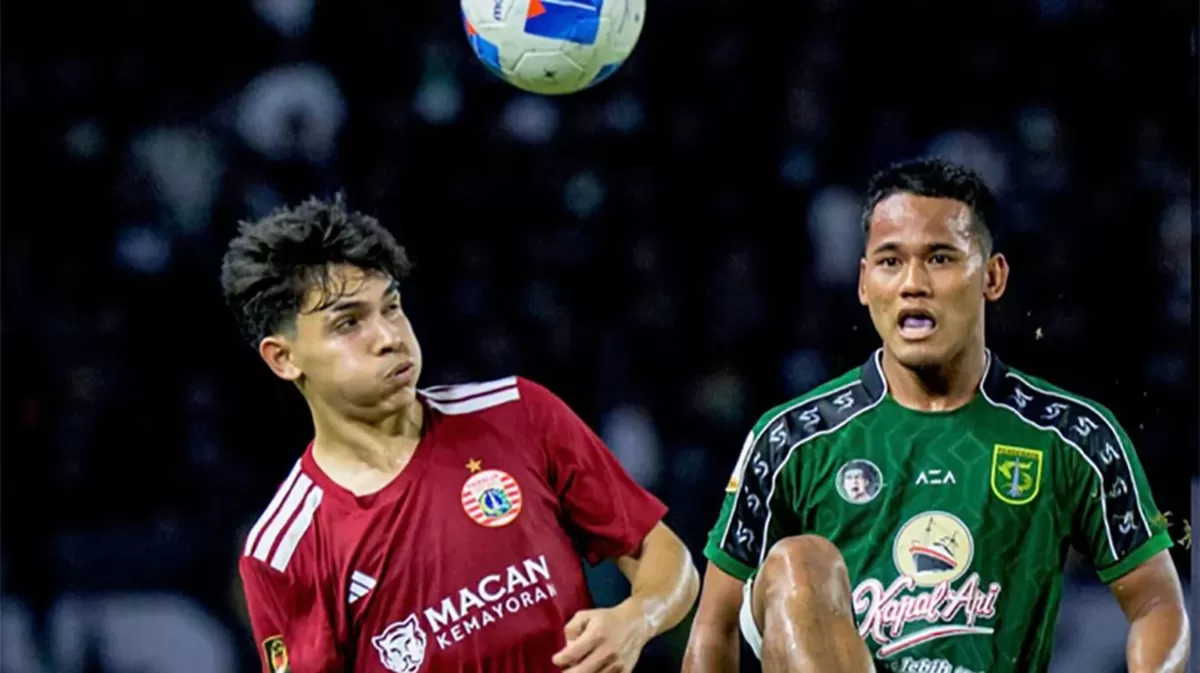 Toni Firmansyah saat Persebaya bertemu dengan Persija di semifinal Piala Presiden 2026. 