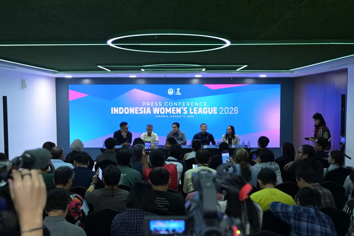 Jumpa pers Indonesia Women&rsquo;s League. (I.League)