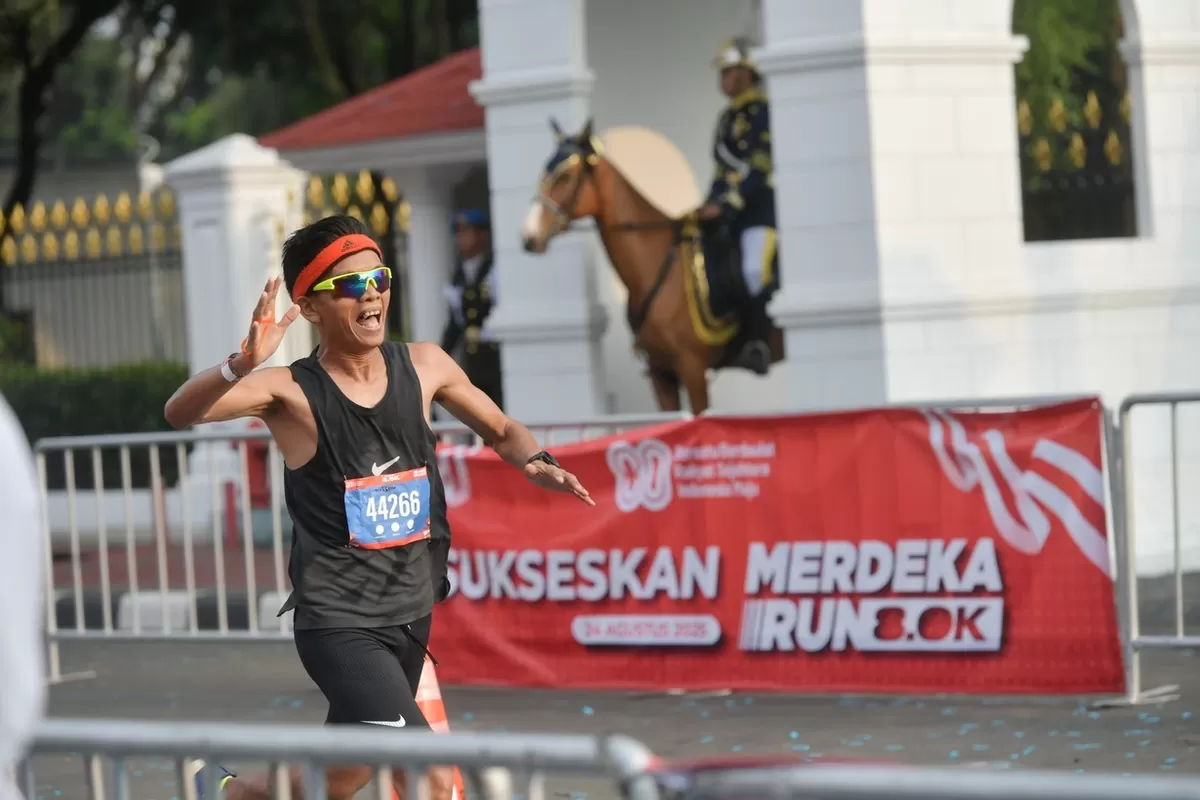 Peserta Merdeka Run 8KM pada tahun lalu.