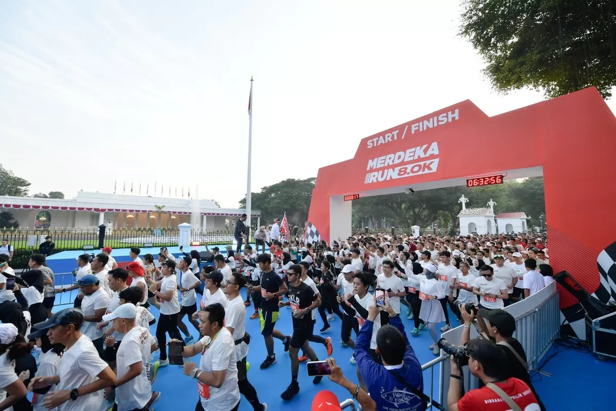 Ilustrasi Suasana Merdeka Run 2025.