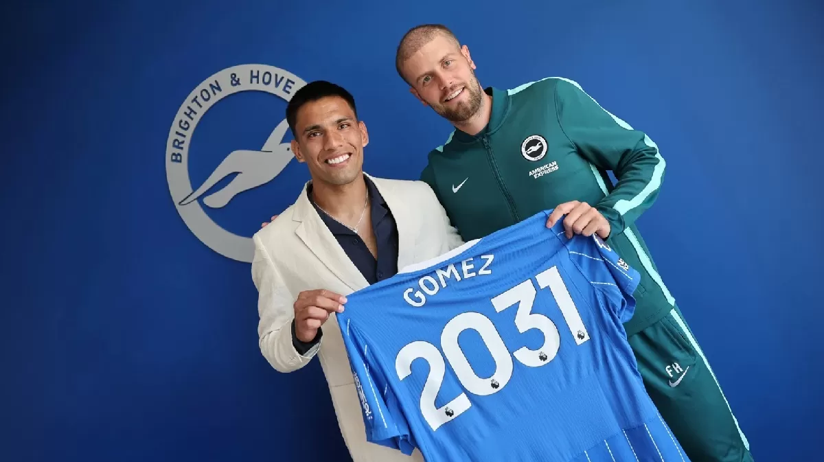 Brighton perpanjang kontrak Diego Gomez untuk lima tahun ke depan. (Brighton and Hove Albion)