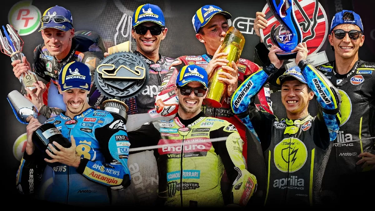 Tujuh pembalap warnai podium MotoGP 2026 di separuh musim. (MotoGP)