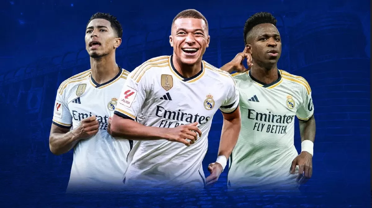 Kylian Mbappe, Vinicius dan Jude Bellingham tiga pemain dengan gaji tertinggi di La Liga.