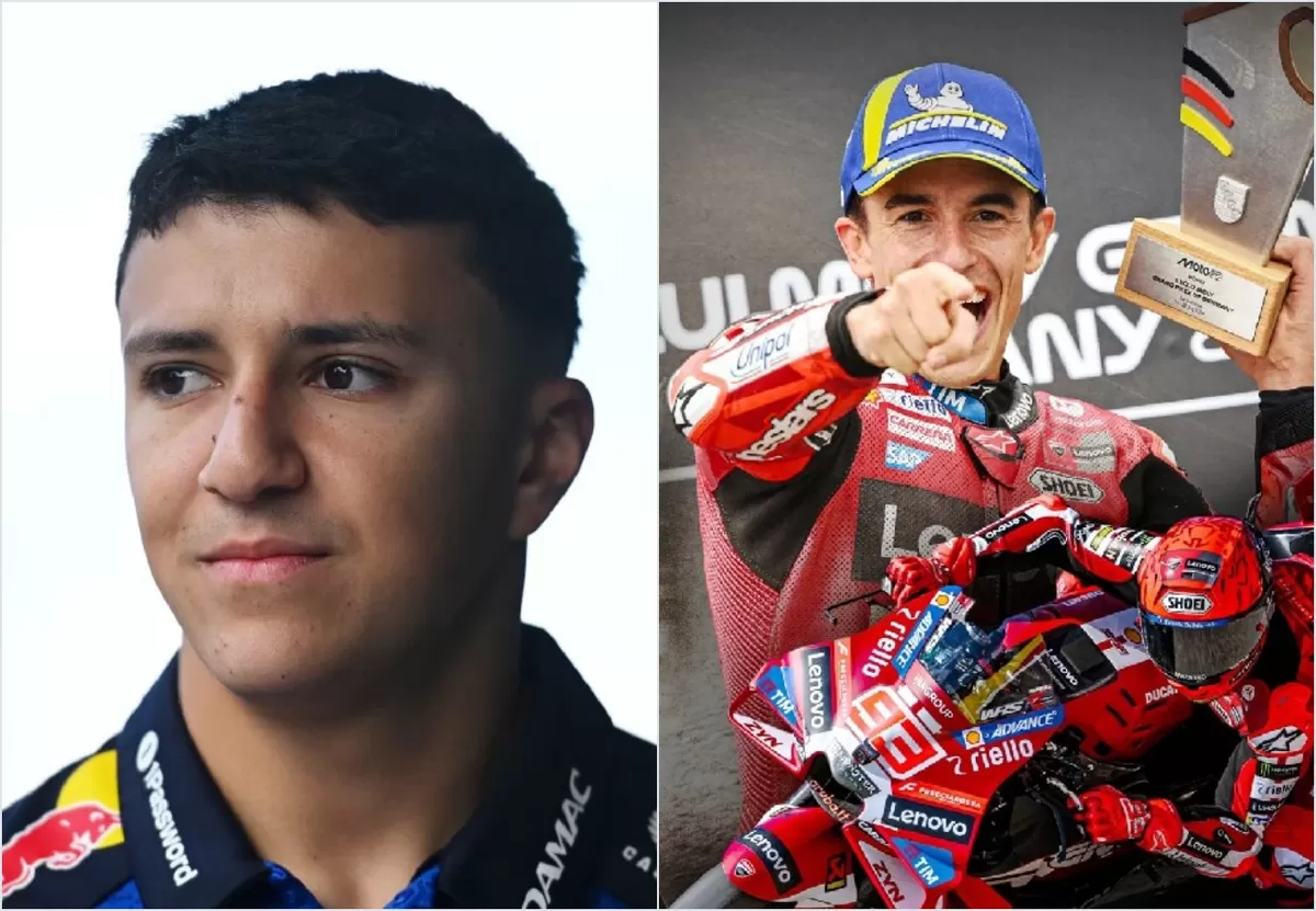 Isack Hadjar dan Marc Marquez