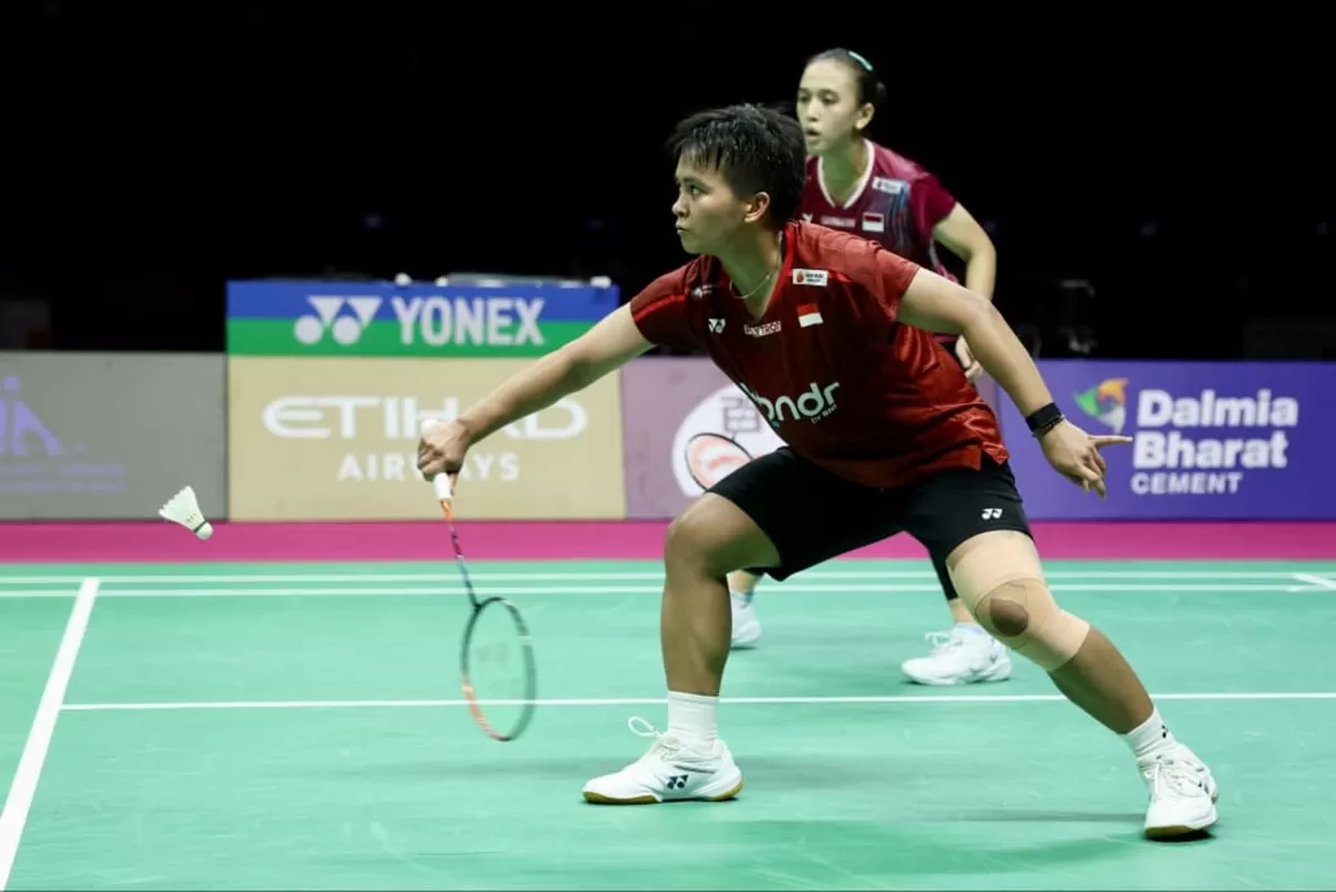 Langkah Febriana Dwipuji Kusuma/Meilysa Trias Puspitasari harus terhenti di perempat final Kejuaraan Dunia 2026, di New Delhi, India, Jumat, 21 Agustus. Terhenti, Ana/Meilysa gagal amankan medali.