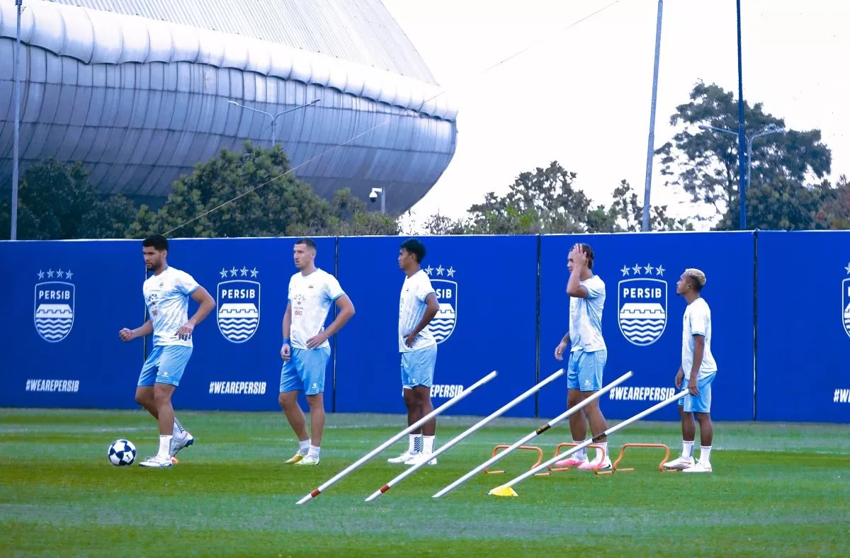Persib jalani latihan intensif menjelang laga melawan Manila Digger. (@persib)