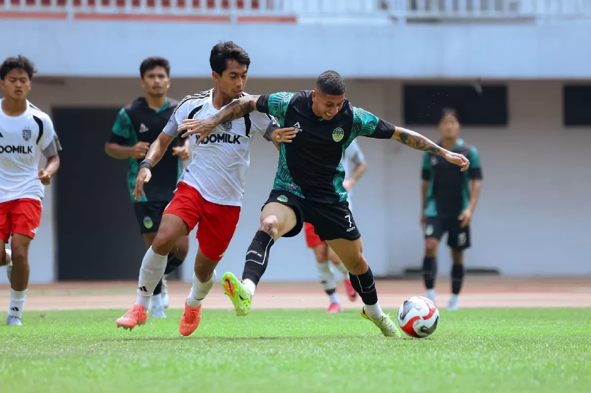 PSIM Jogja dan Bali United FC jalani laga uji coba. (PSIM Jogja)