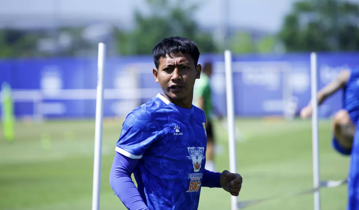 Gelandang serang Persib Bandung, Beckham Putra. 