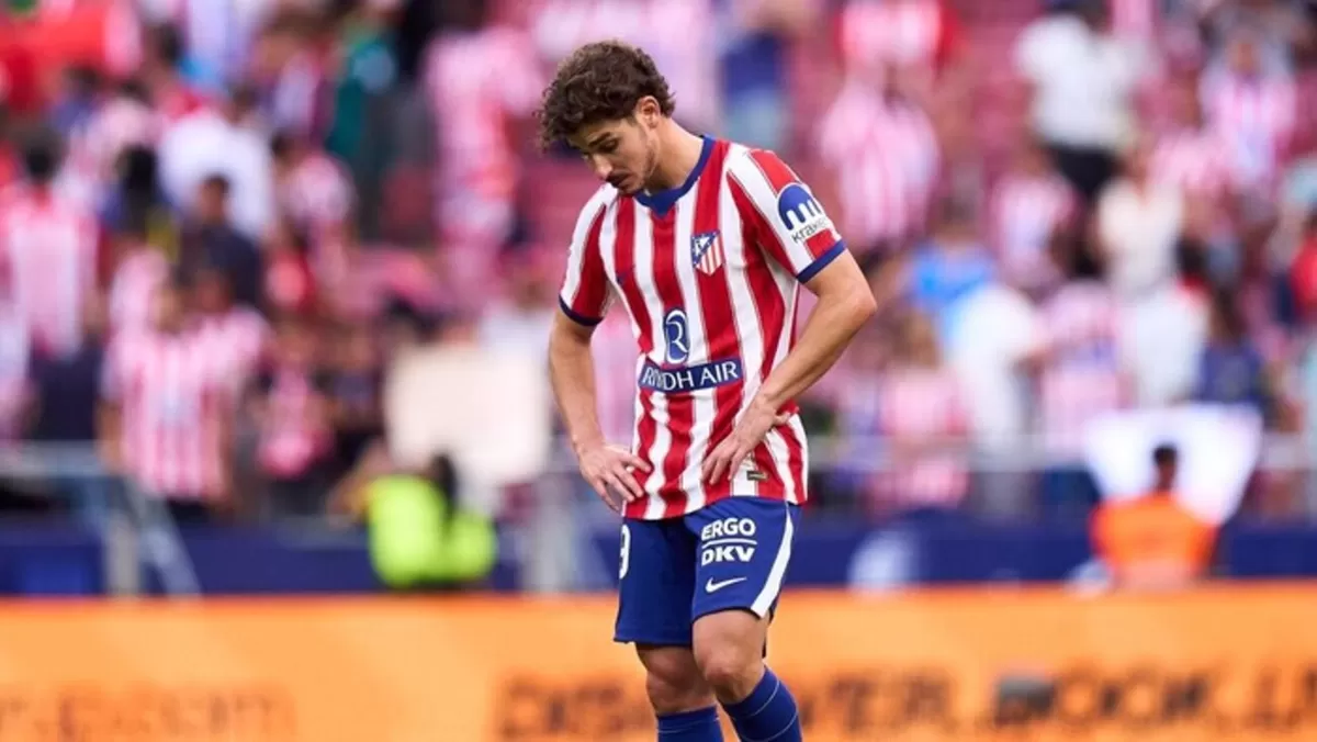 Penyerang Atletico Madrid, Julian Alvarez.