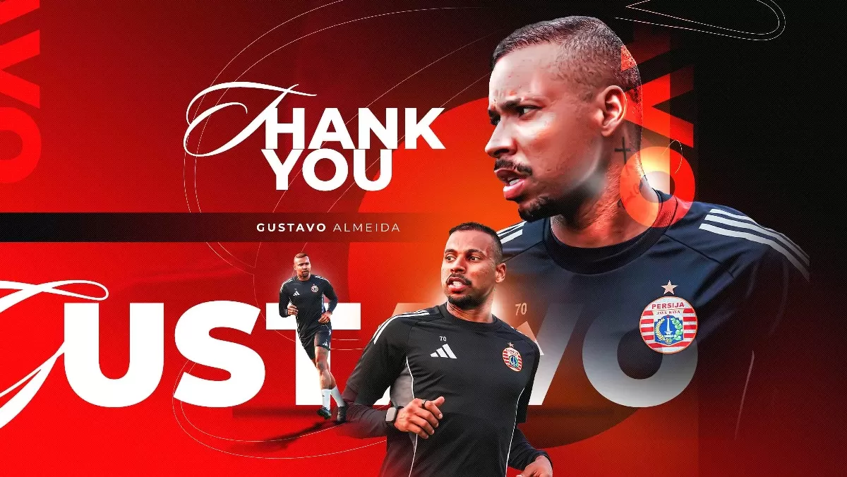Striker Gustavo Almeida resmi tinggalkan Persija. (Persija)