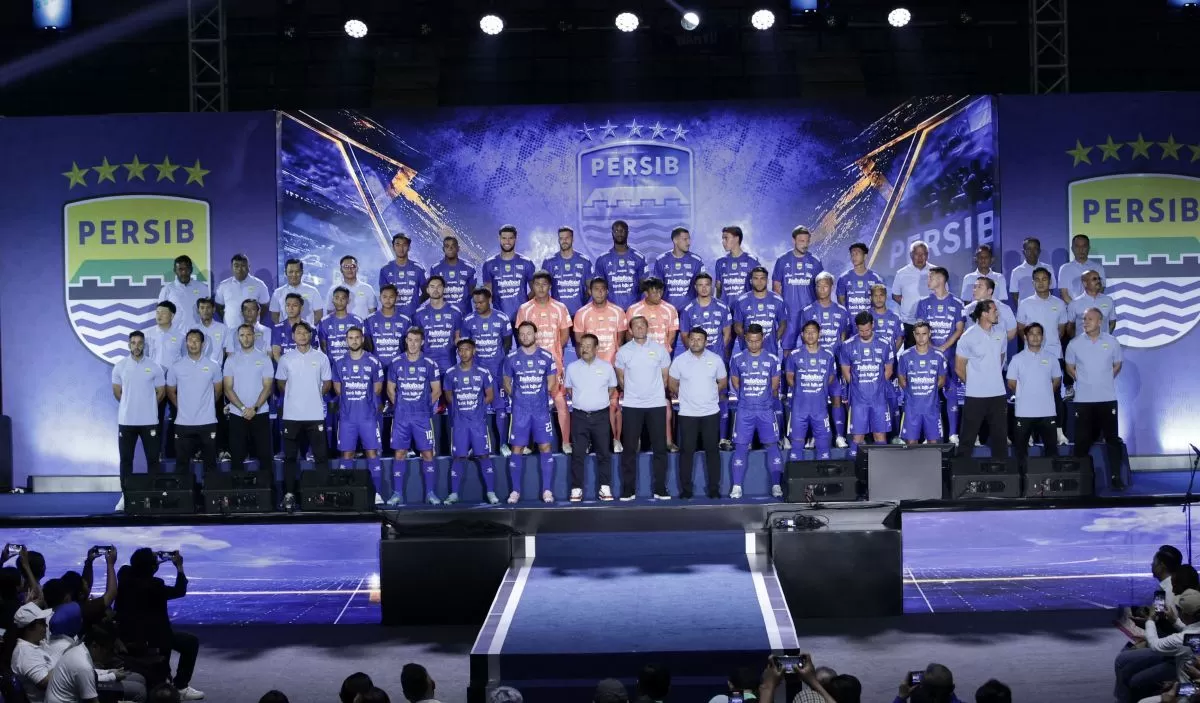 Skuat dan ofisial Persib untuk musim 2026/27. (Persib/Nando)