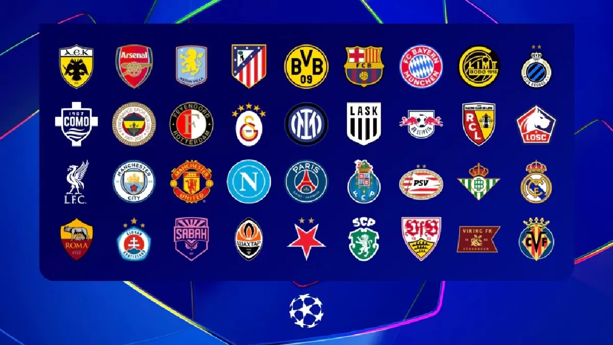 Peserta Liga Champions musim 2026/27. (UEFA)