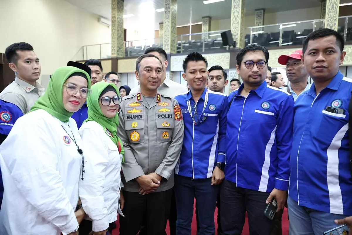 Peringatan Hari Buruh Internasional 2026 di Sumatera Selatan berlangsung berbeda. Tanpa gejolak aksi besar di jalanan. (Foto/Dok. Polda Sumsel)
