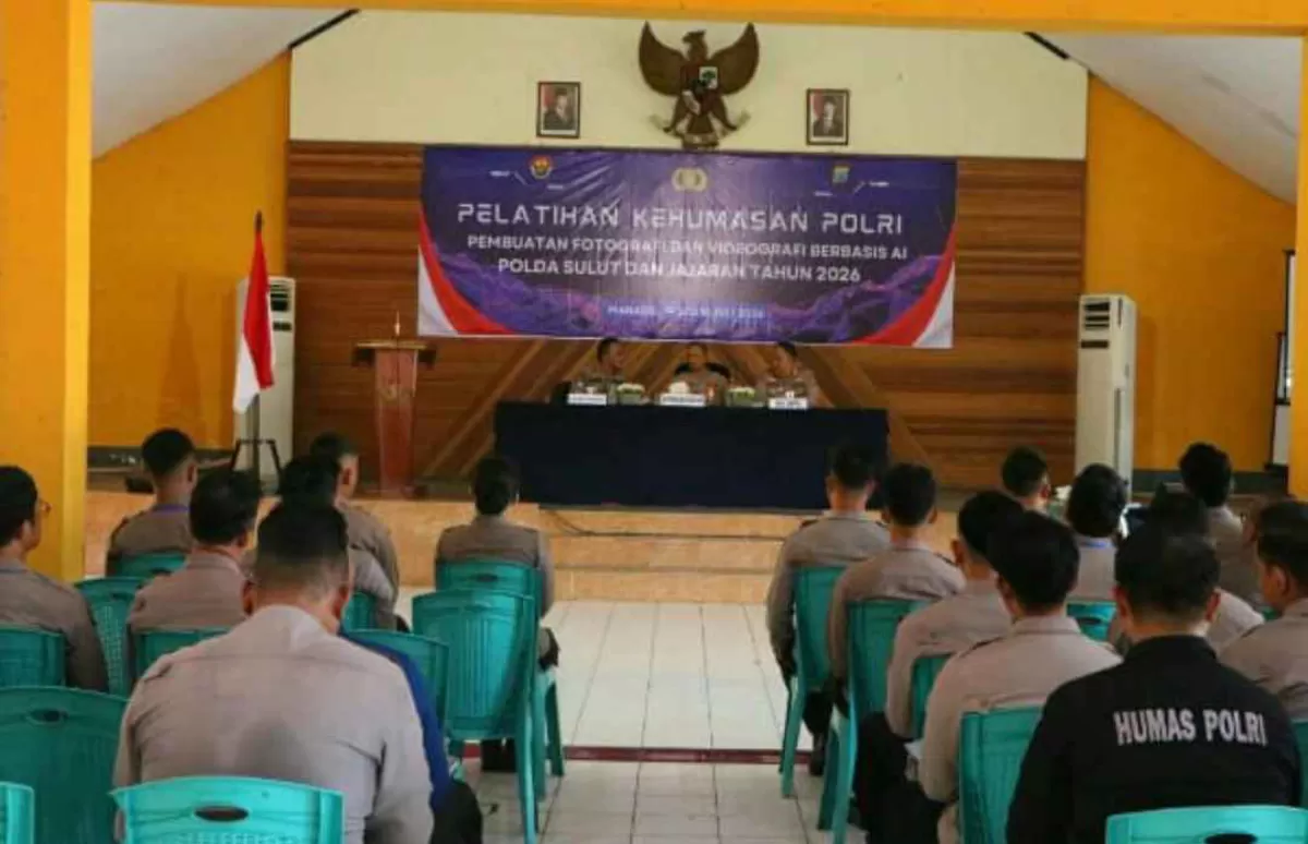 Pelatihan kehumasan Polri  (dok.humas polda)