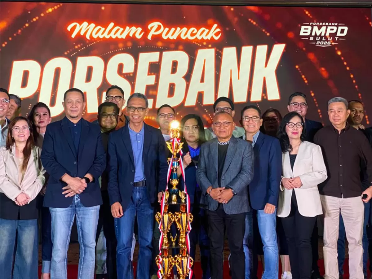 Bank SulutGo (BSG) resmi keluar sebagai Juara Umum dalam Pekan Olahraga dan Seni Perbankan (PORSEBANK) Badan Musyawarah Perbankan Daerah Sulawesi Utara (BMPD Sulut) 2026. (dok.bsg)