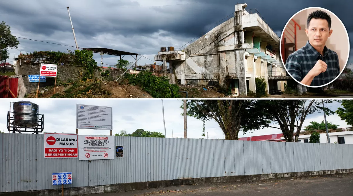 Akhir Penantian Puluhan Tahun, Kolam Renang Kebanggaan Warga Sulut Mulai Dipoles di Era Gubernur Yulius Selvanus (dok.rk)