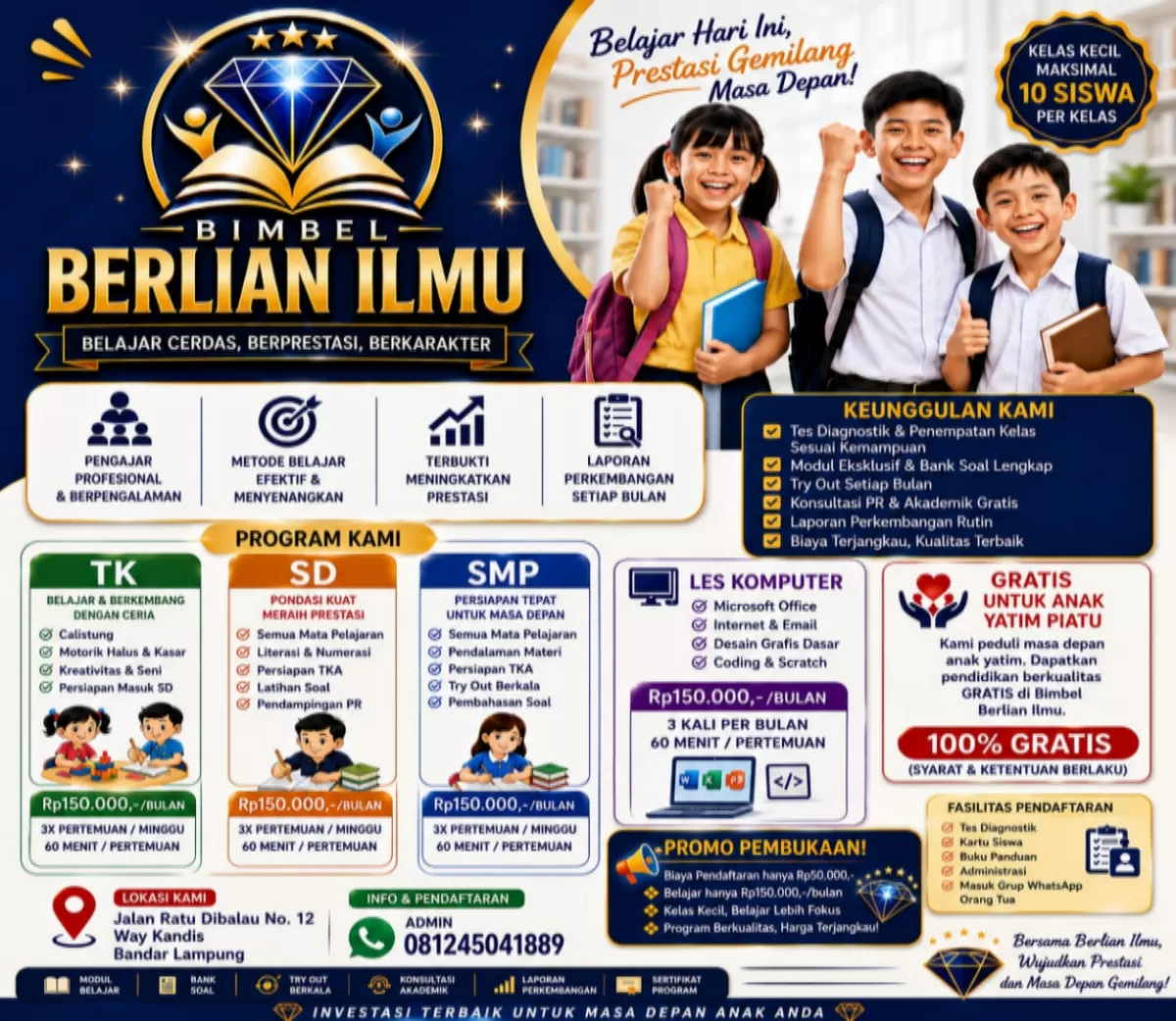 Bener Bimbel Berlian Ilmu (Dok. BBI)