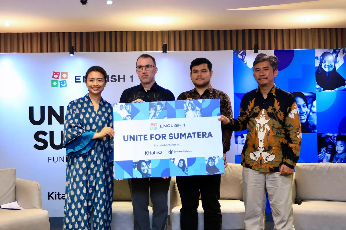 Acara English 1 Unite for Sumatra digelar di Menteng, Jakarta (English 1)