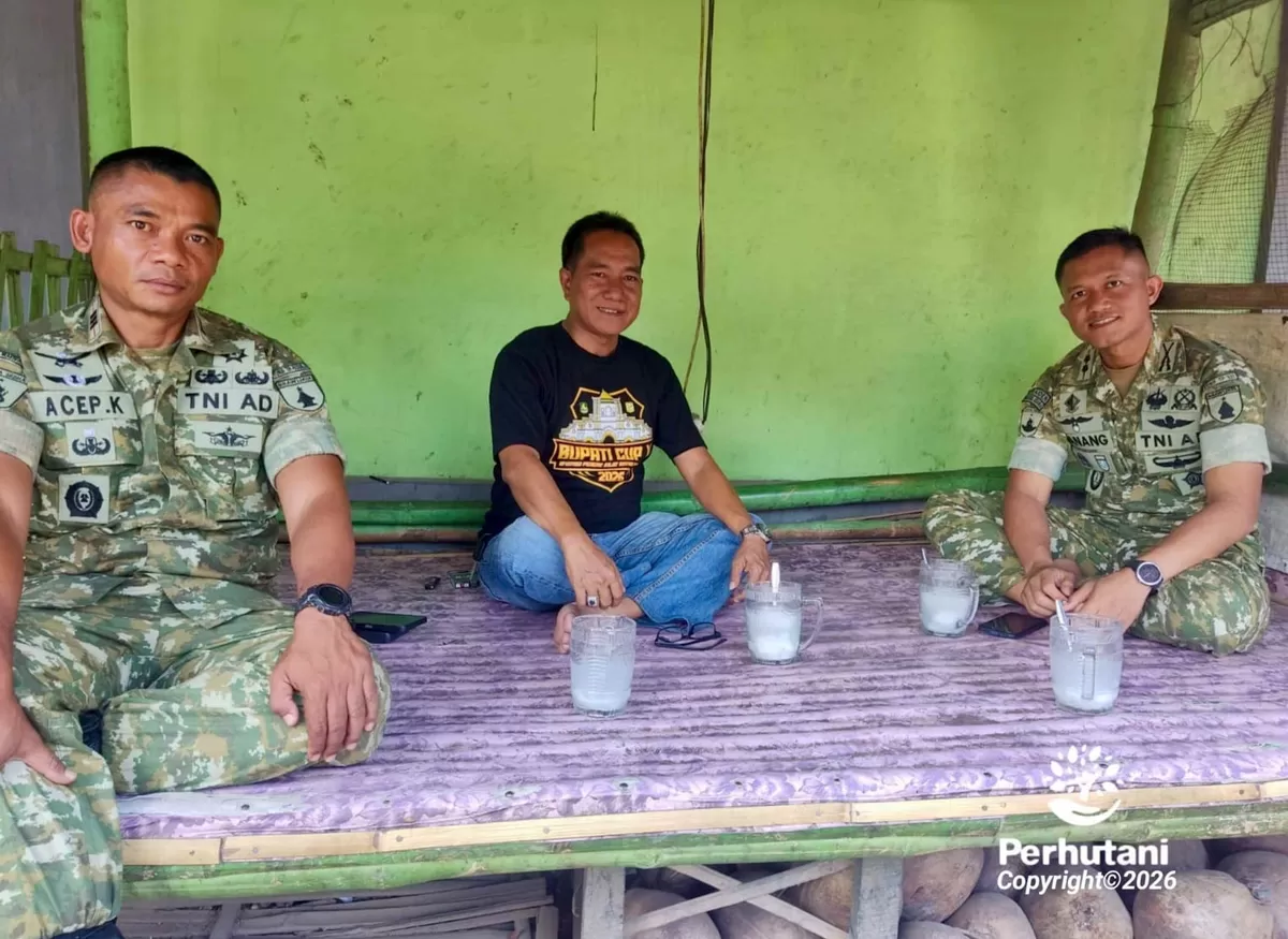 Perhutani Madura dan Yonif TP 931 Ksatria Jokotole Perkuat Sinergi Kewilayahan di Sumenep