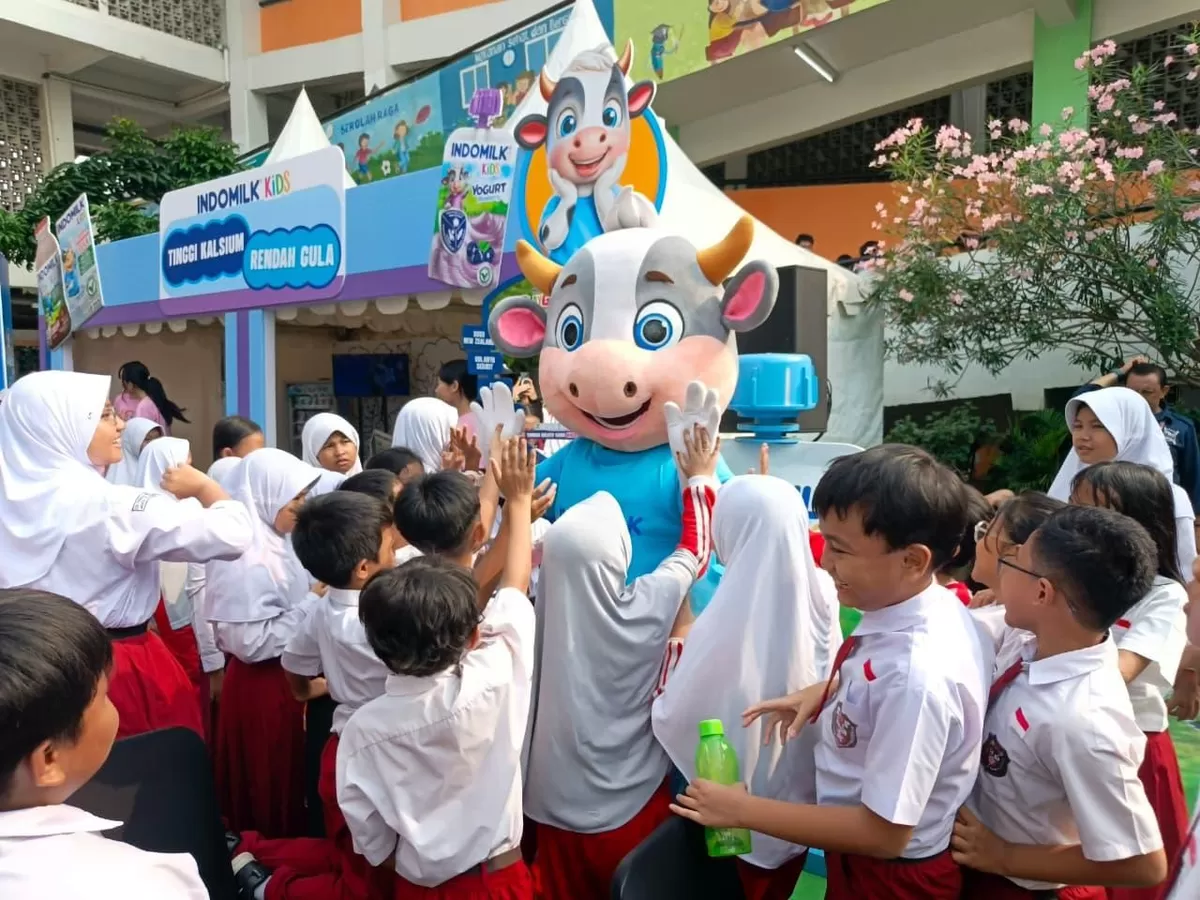 Indomilk Kids Yogurt mengajak anak-anak untuk belajar sambil bermain, mulai dari berkreasi membuat camilan sehat berbahan dasar yogurt melalui Yogurt Station Kreasi Kids (Dok. )